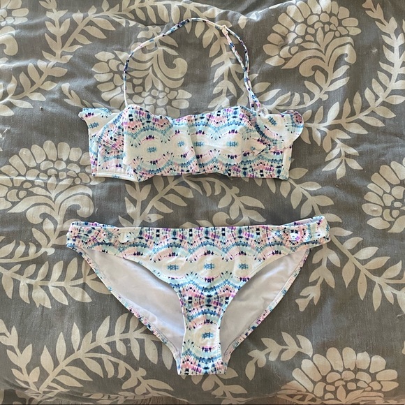 Primark Other - Tie Dye Primark Cute Cotton Candy Ruffle Bikini